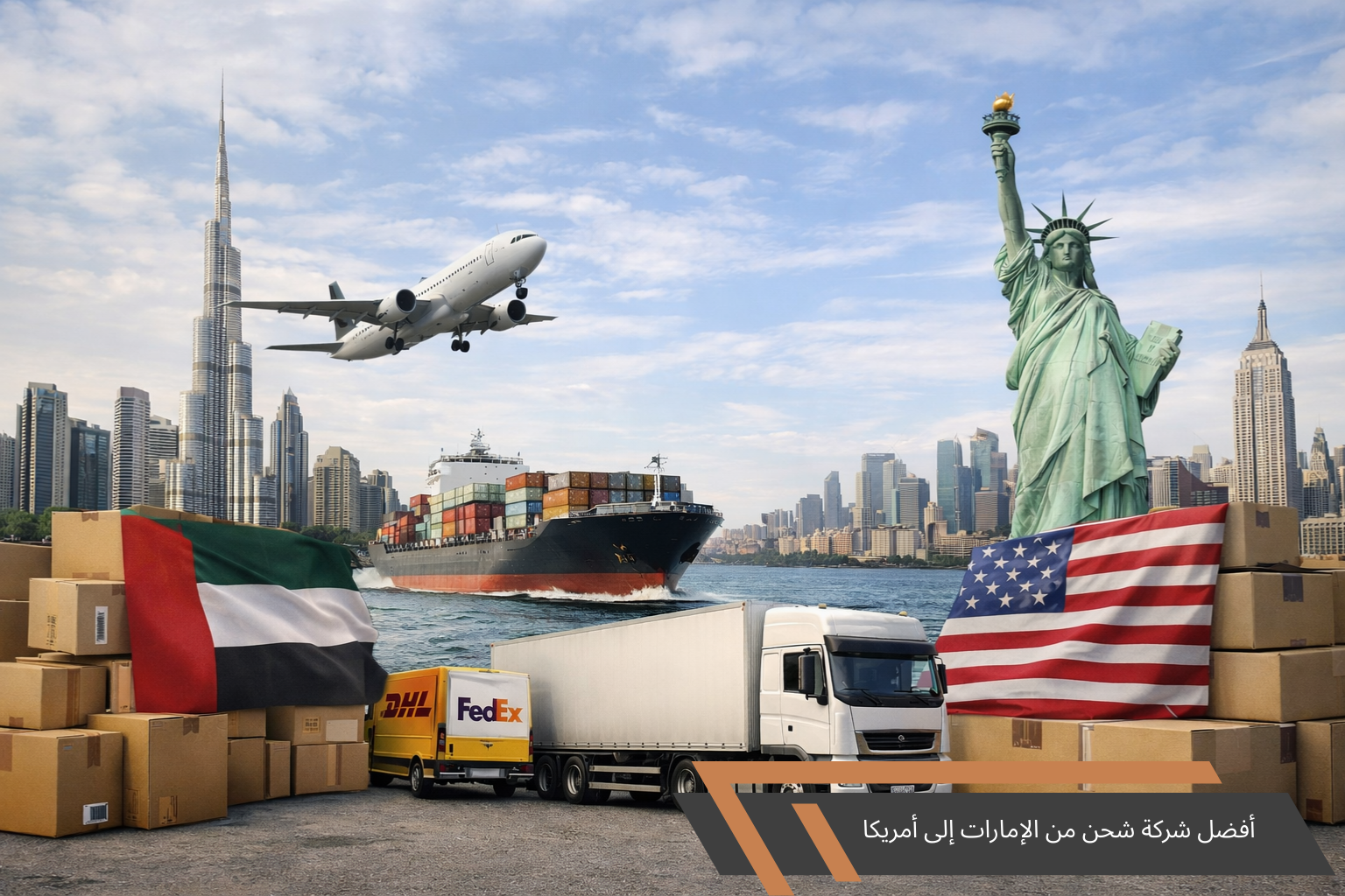 Best shipping company from UAE to America 2026